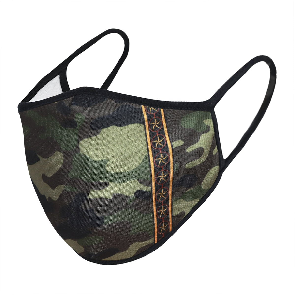 Multi Stars Camo 3-Layered Face Cover-PM0231