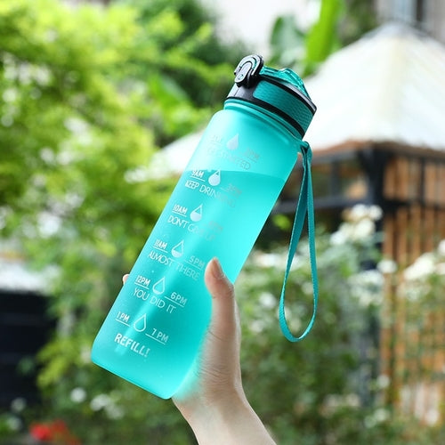 Load image into Gallery viewer, 1 Liter Water Bottle Motivational Sport Water Bottle Leakproof Bottles
