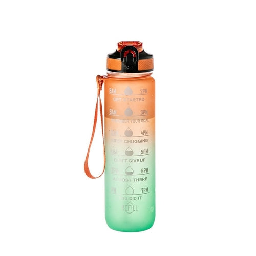 Load image into Gallery viewer, 1 Liter Water Bottle Motivational Sport Water Bottle Leakproof Bottles
