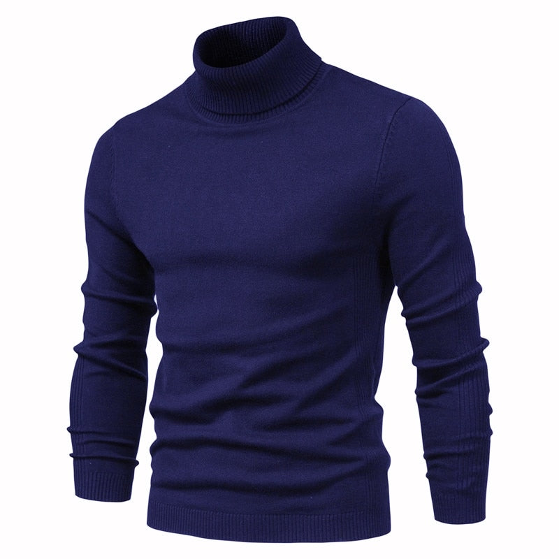 Black Turtleneck Men's Clothing | Men's Black Turtleneck Sweater - 10