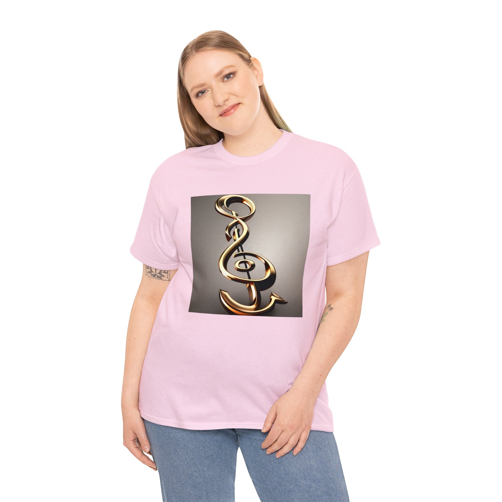 Treble Clef Unisex Heavy Cotton Tee