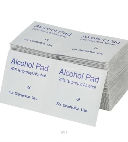 100pcs Alcohol Cotton Pads Disinfectant Wipe Outdoor Equipment