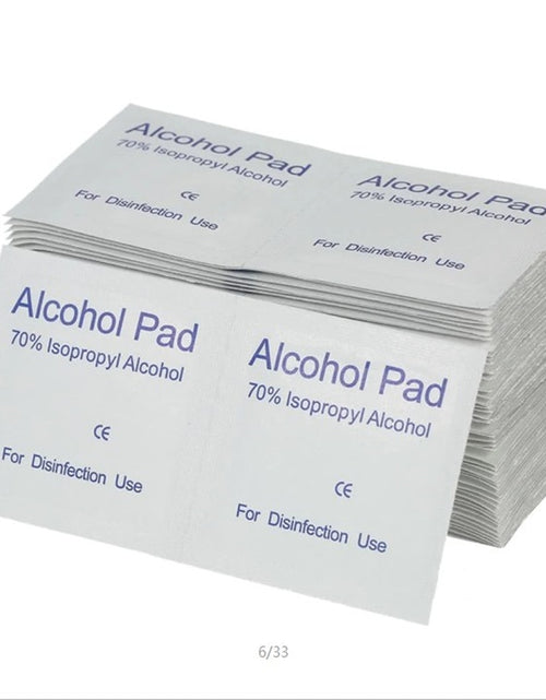 Load image into Gallery viewer, 100pcs Alcohol Cotton Pads Disinfectant Wipe Outdoor Equipment
