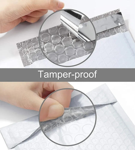 100pcs Bubble Mailers White Bubbles Small Business Supplies Delivery