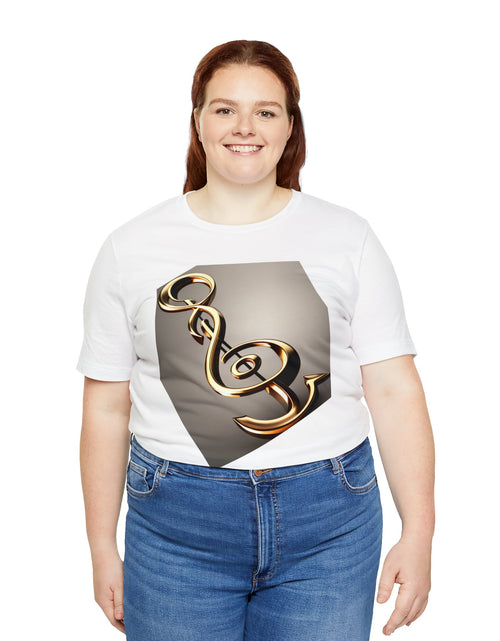 Load image into Gallery viewer, Treble Clef Unisex Jersey Short Sleeve Tee
