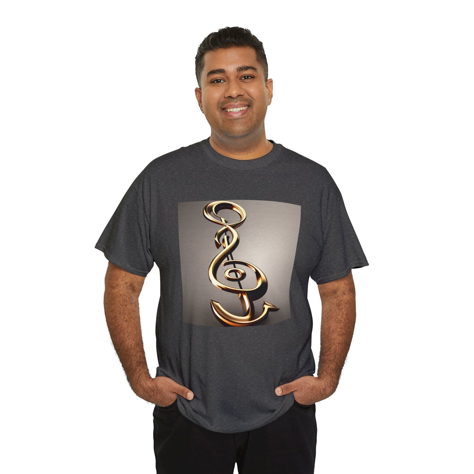 Treble Clef Unisex Heavy Cotton Tee