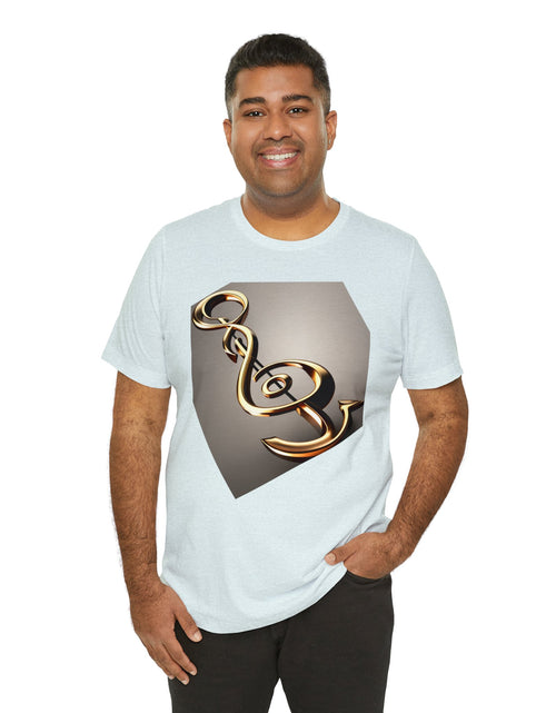 Load image into Gallery viewer, Treble Clef Unisex Jersey Short Sleeve Tee
