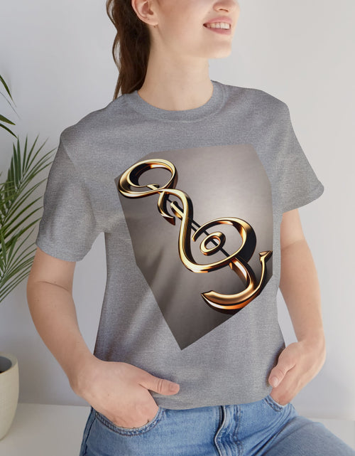 Load image into Gallery viewer, Treble Clef Unisex Jersey Short Sleeve Tee
