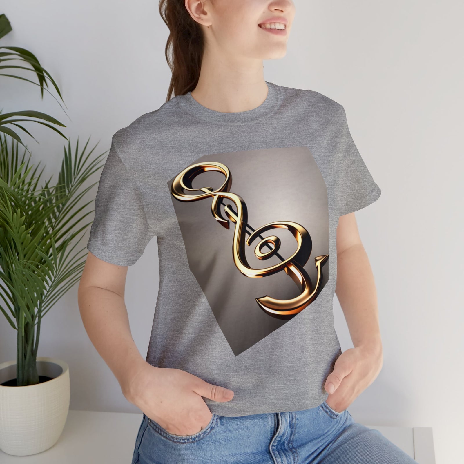 Treble Clef Unisex Jersey Short Sleeve Tee