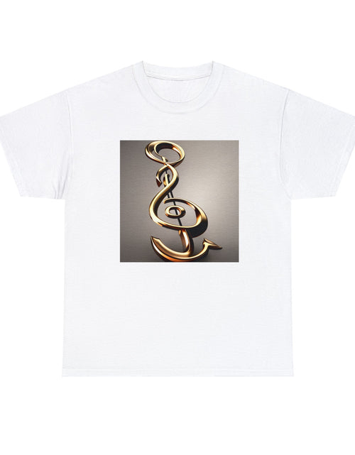 Load image into Gallery viewer, Treble Clef Unisex Heavy Cotton Tee
