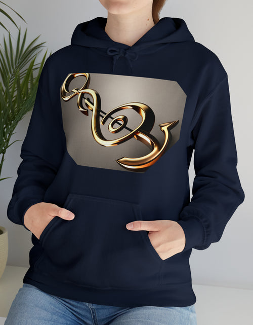 Load image into Gallery viewer, Treble Clef Unisex Heavy Blend™ Hooded Sweatshirt
