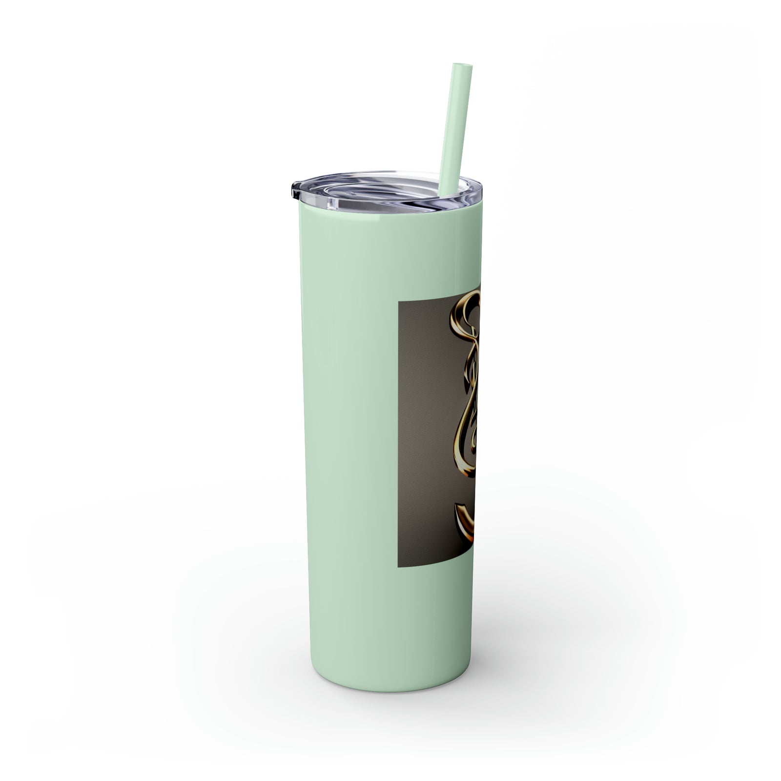 Treble Clef Skinny Tumbler with Straw, 20oz