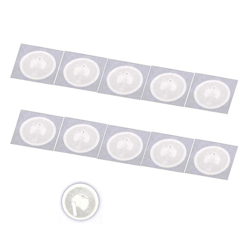 Load image into Gallery viewer, (10pcs/lot) 25mm White Nfc Stickers Protocol Iso14443a13.56mhz Ntag
