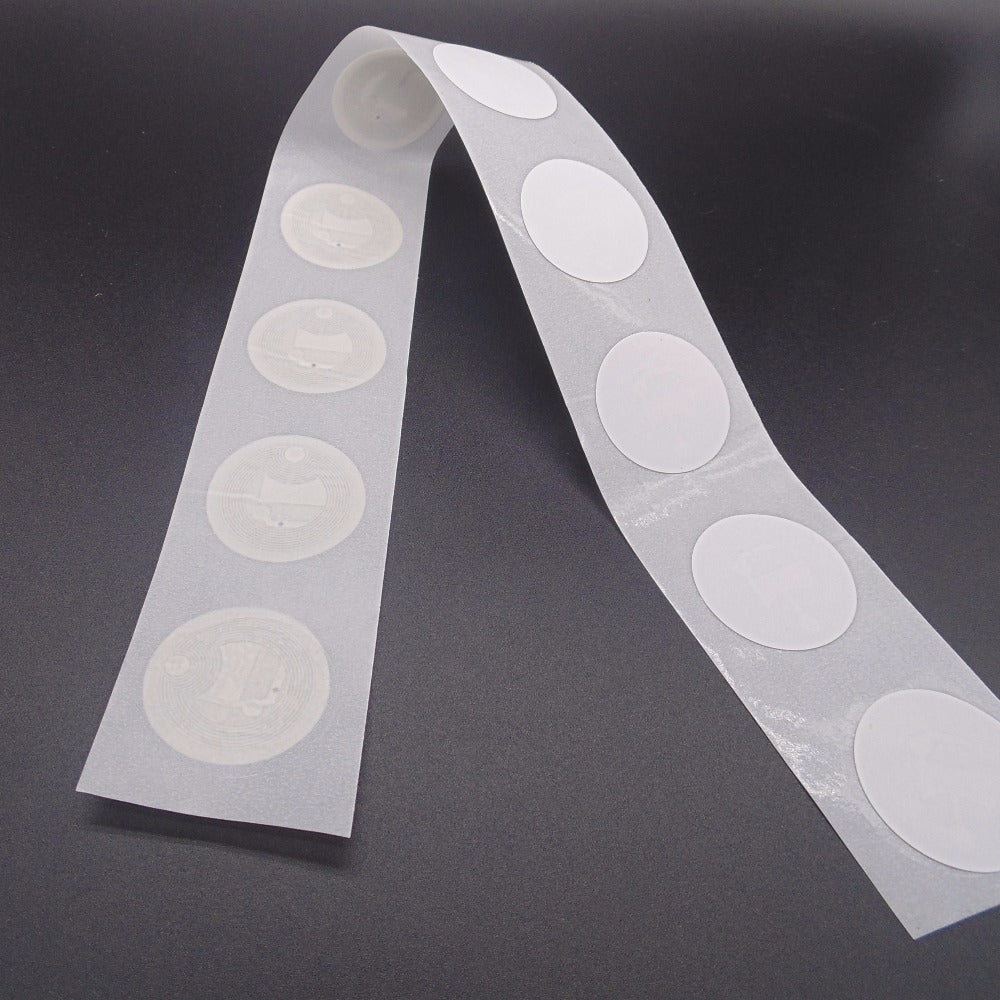 (10pcs/lot) 25mm White Nfc Stickers Protocol Iso14443a13.56mhz Ntag