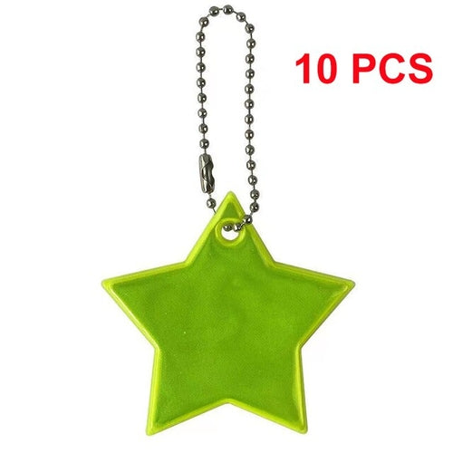 Key Chain Reflective Bags | Reflective Safety Bag Pendant - 10pcs