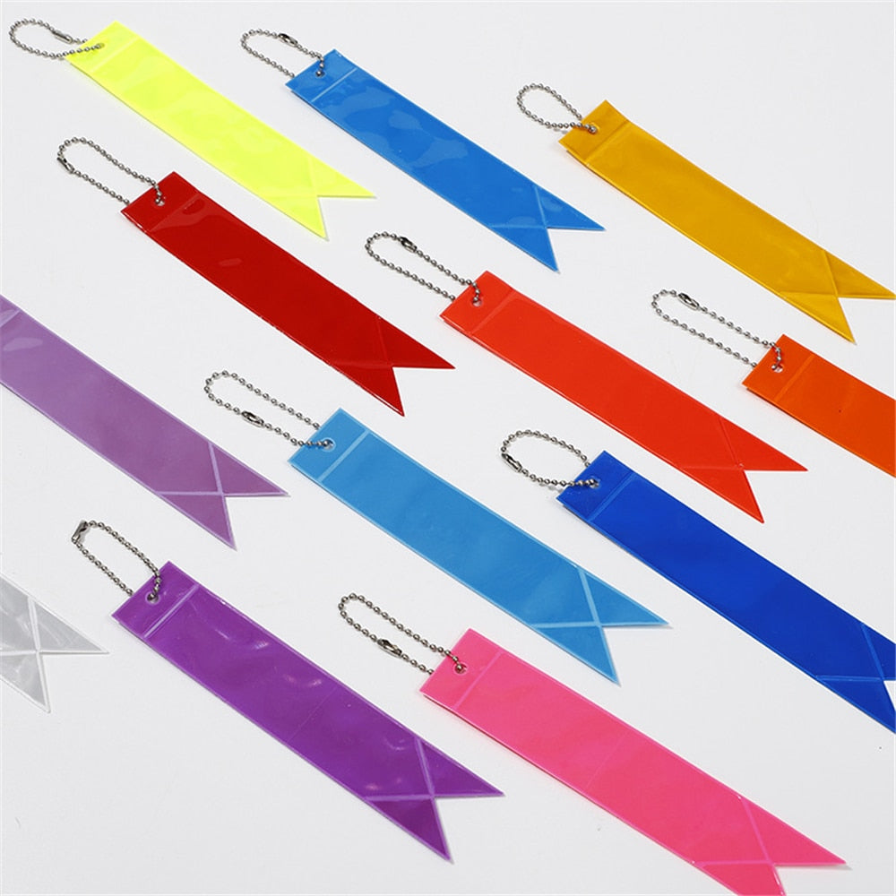 Key Chain Reflective Bags | Reflective Safety Bag Pendant - 10pcs