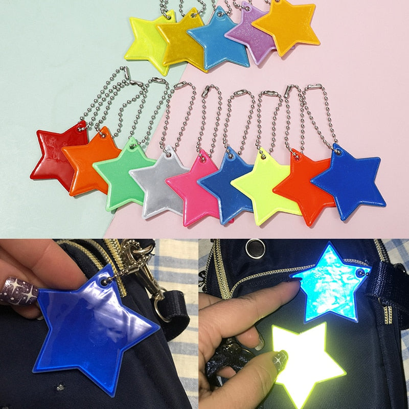 Key Chain Reflective Bags | Reflective Safety Bag Pendant - 10pcs