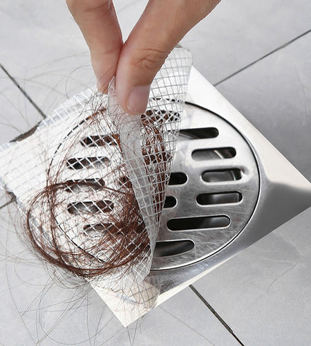 10Pcs Anti blocking Filter Screen Disposable Floor Drain Sticker Hair