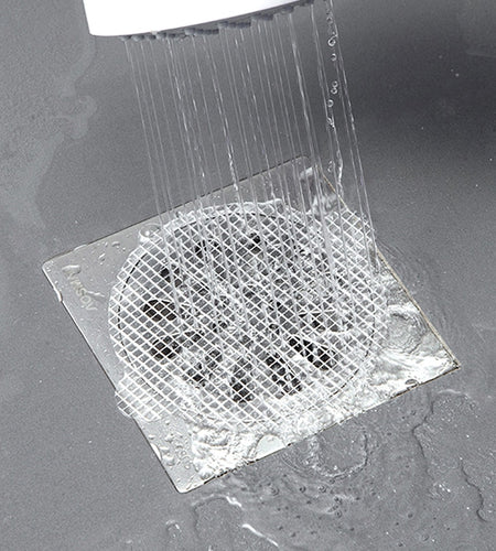 10Pcs Anti blocking Filter Screen Disposable Floor Drain Sticker Hair