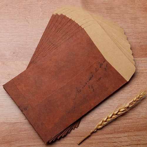 Vintage Retro Kraft Paper Envelope | Envelope Kraft Vintage Wedding -