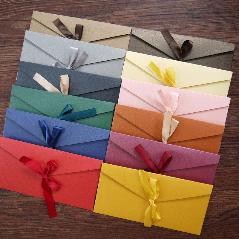 10pcs/lot Vintage Iridescent Paper Envelopes For Letters Mailers Set