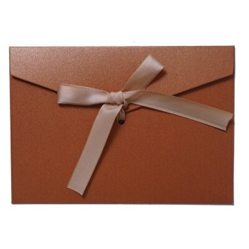 Load image into Gallery viewer, 10pcs/set High Quality Ribbon Paper B6 &amp; Dl Size Envelopes Pearl Paper
