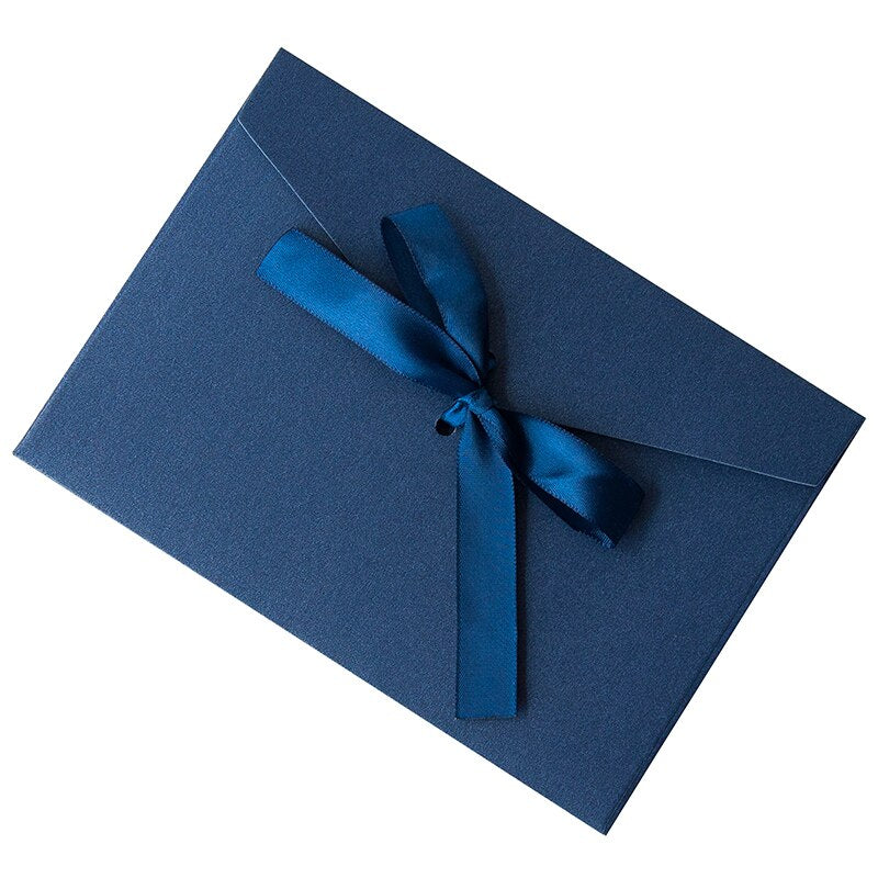 10pcs/set High Quality Ribbon Paper B6 & Dl Size Envelopes Pearl Paper