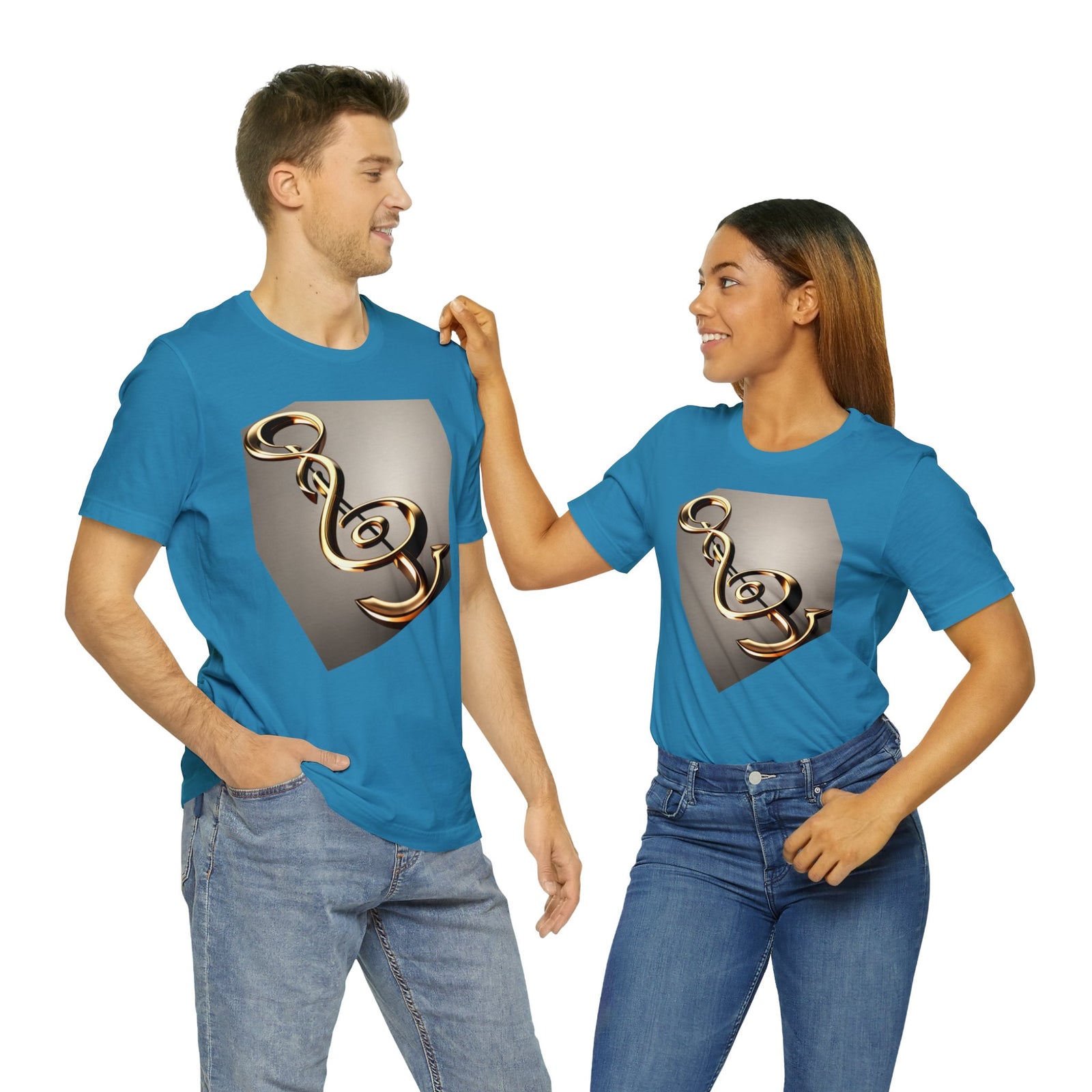 Treble Clef Unisex Jersey Short Sleeve Tee