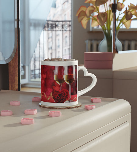 Valentine Heart-Shaped Mug