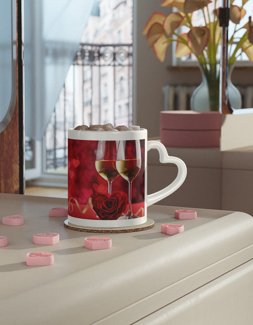 Load image into Gallery viewer, Valentine Heart-Shaped Mug
