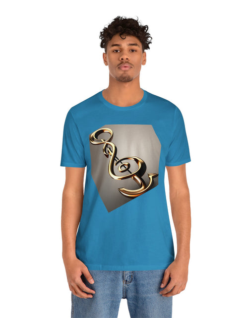 Load image into Gallery viewer, Treble Clef Unisex Jersey Short Sleeve Tee
