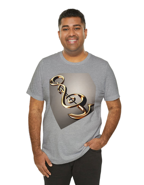 Load image into Gallery viewer, Treble Clef Unisex Jersey Short Sleeve Tee
