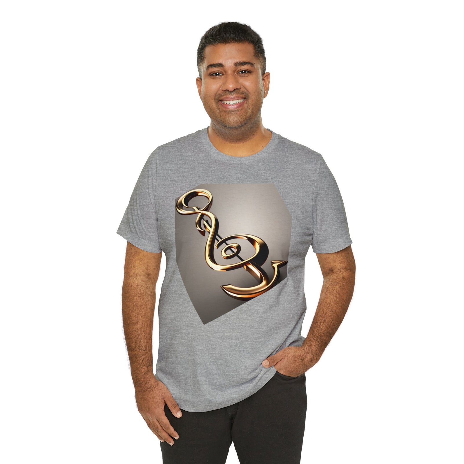 Treble Clef Unisex Jersey Short Sleeve Tee