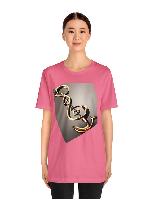 Load image into Gallery viewer, Treble Clef Unisex Jersey Short Sleeve Tee
