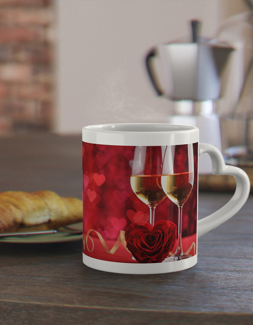 Load image into Gallery viewer, Valentine Heart-Shaped Mug
