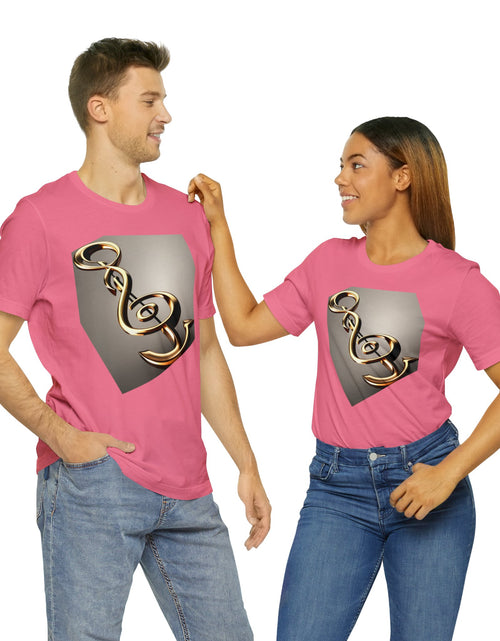 Load image into Gallery viewer, Treble Clef Unisex Jersey Short Sleeve Tee
