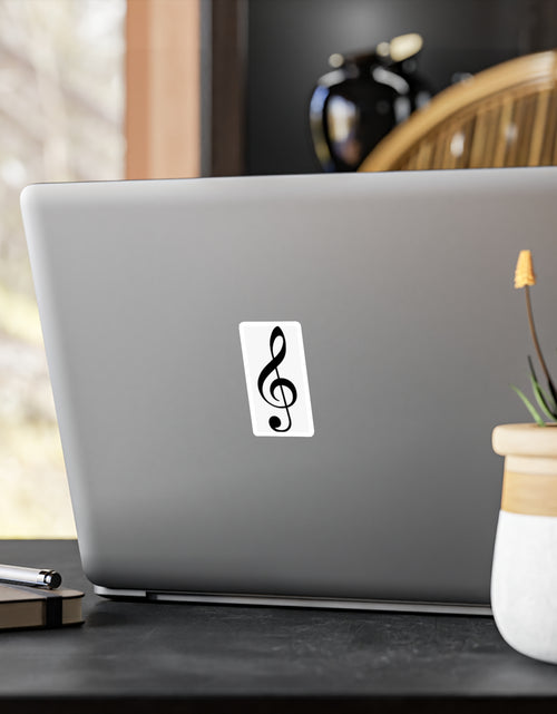 Load image into Gallery viewer, Treble Clef Kiss-Cut Vinyl Decals
