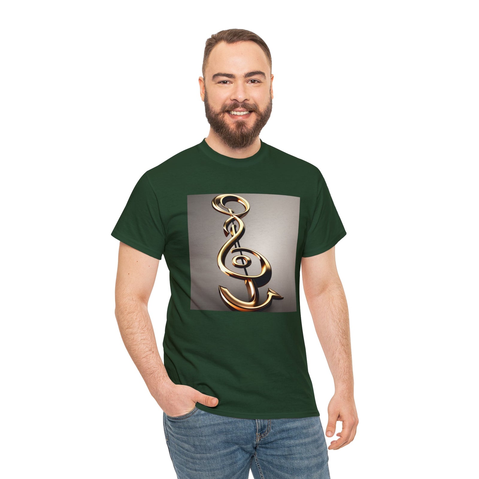 Treble Clef Unisex Heavy Cotton Tee