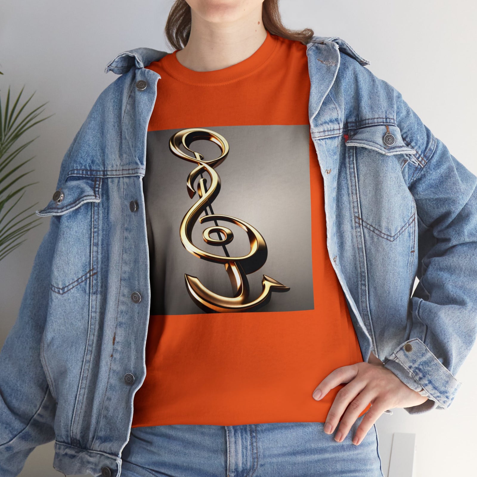 Treble Clef Unisex Heavy Cotton Tee