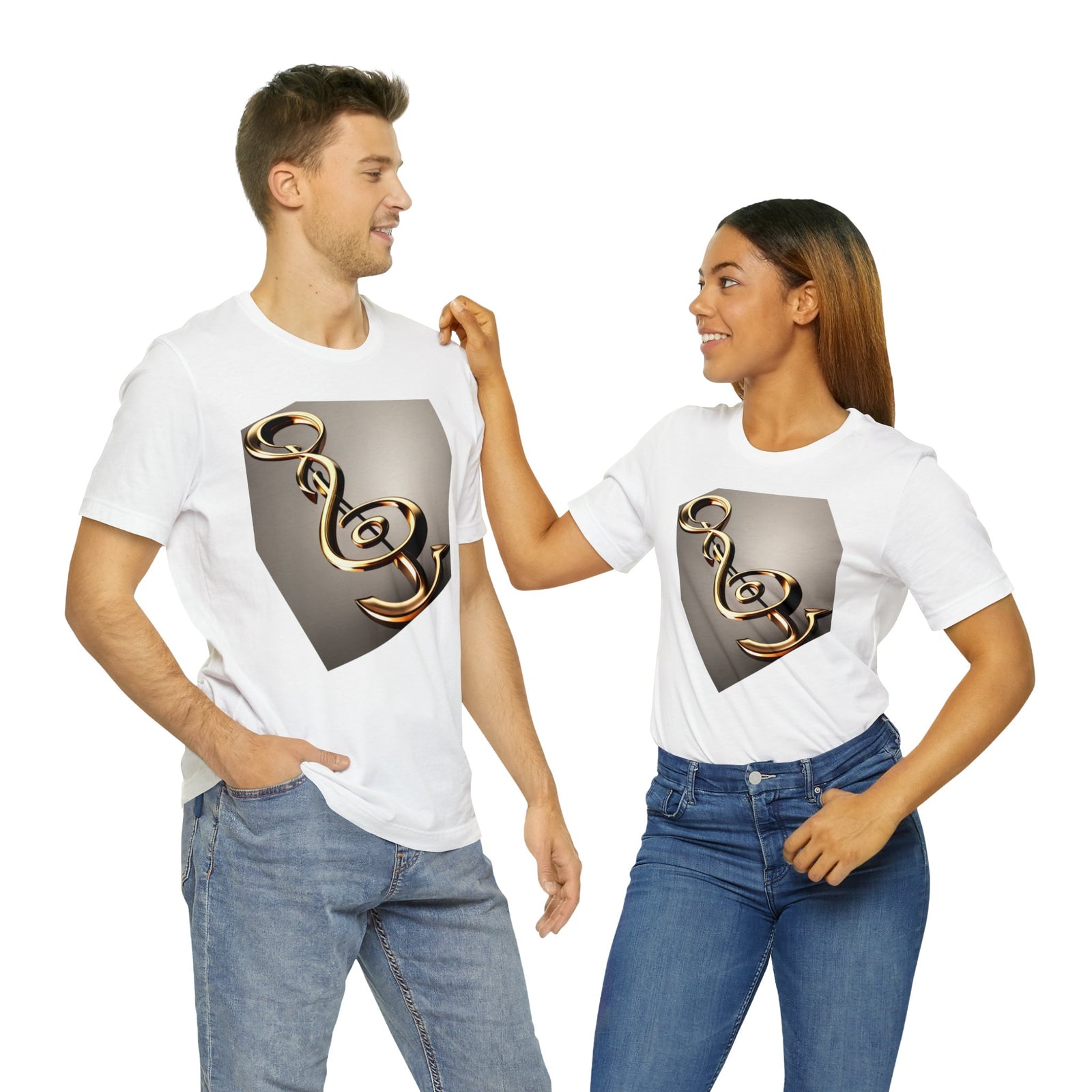 Treble Clef Unisex Jersey Short Sleeve Tee