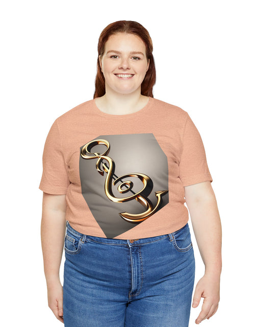 Load image into Gallery viewer, Treble Clef Unisex Jersey Short Sleeve Tee
