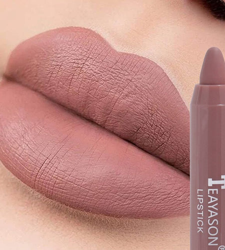 12 Colors Sexy Matte Lipstick Waterproof Long Lasting Color Rendering