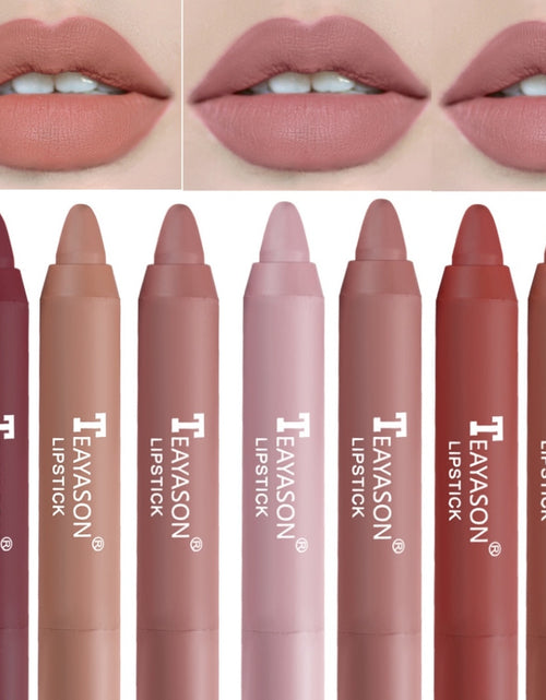 Load image into Gallery viewer, 12 Colors Sexy Matte Lipstick Waterproof Long Lasting Color Rendering
