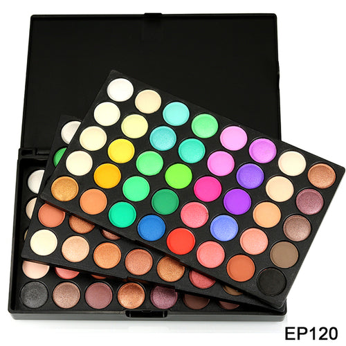 Load image into Gallery viewer, 120 Colors Gliltter Eyeshadow Palette Matte Eye Shadow Pallete Shimmer
