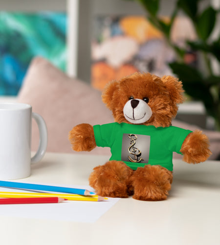 Treble Clef Stuffed Animals with Tee for Valentine