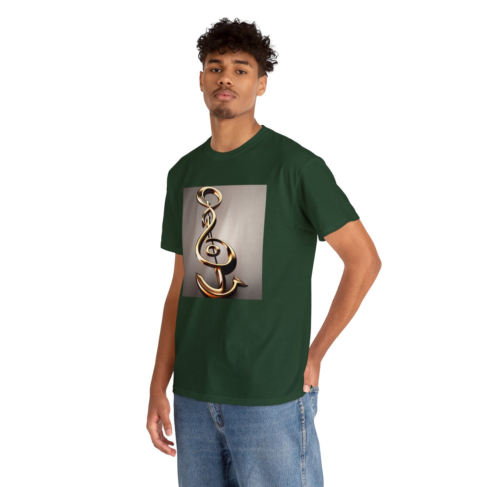 Treble Clef Unisex Heavy Cotton Tee