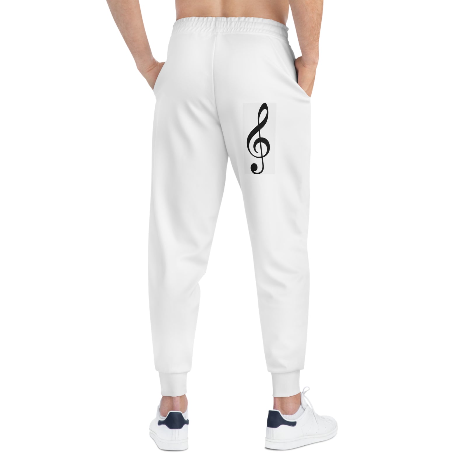 Treble Clef Athletic Joggers (AOP)