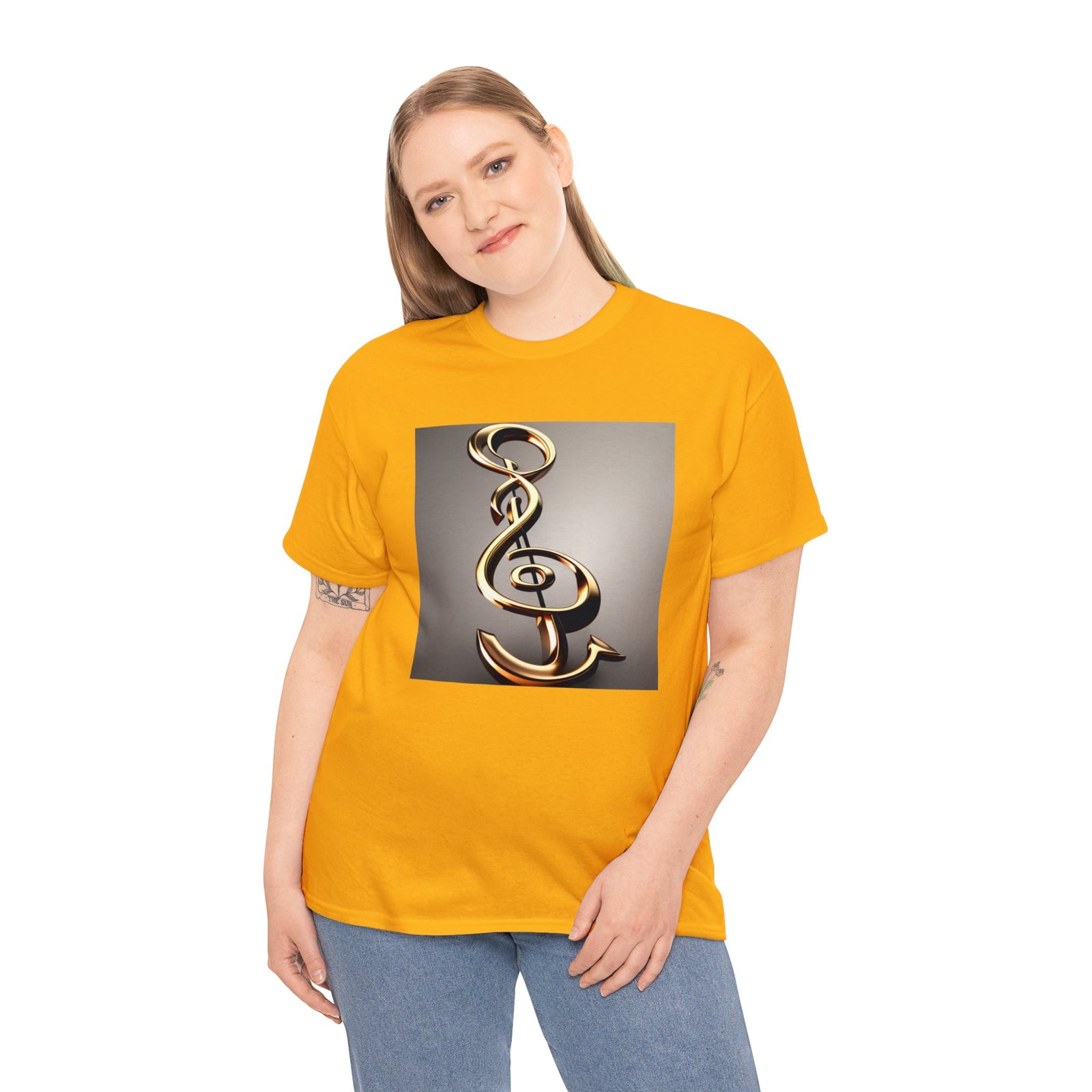 Treble Clef Unisex Heavy Cotton Tee