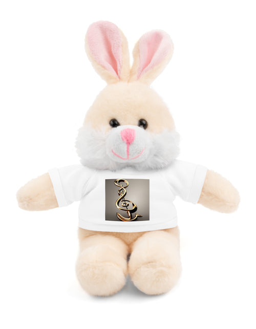 Load image into Gallery viewer, Treble Clef Stuffed Animals with Tee for Valentine
