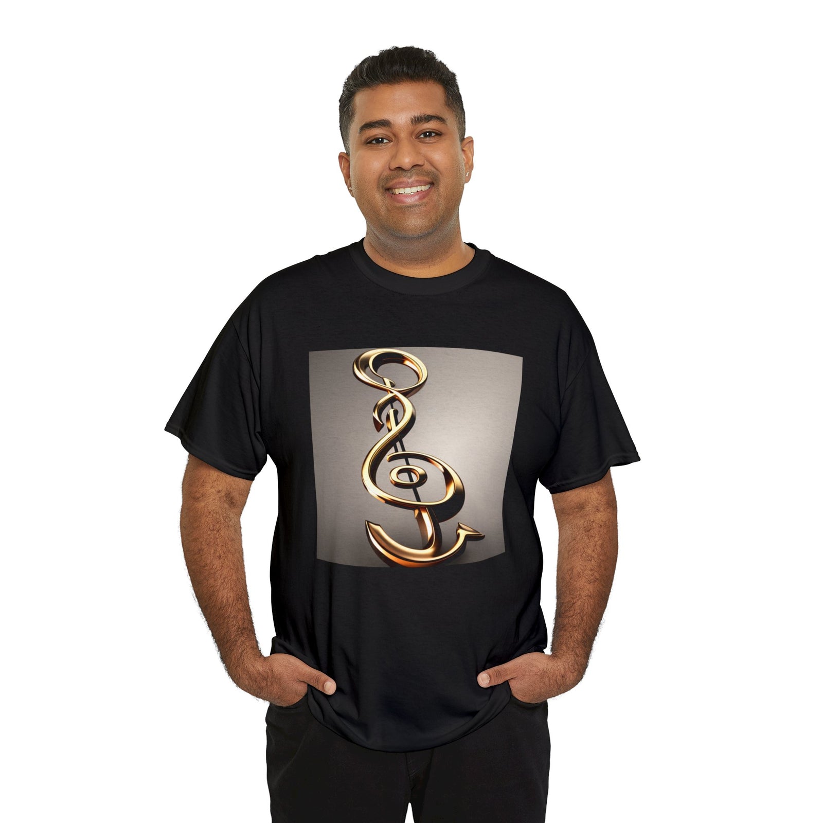 Treble Clef Unisex Heavy Cotton Tee